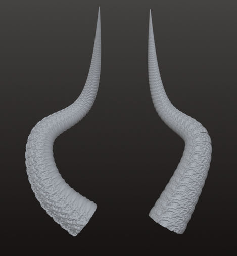 This was one digital design for a creature makeup based on Lilith as a creature. This was a curved, detailed texture design that ended at an exact point.