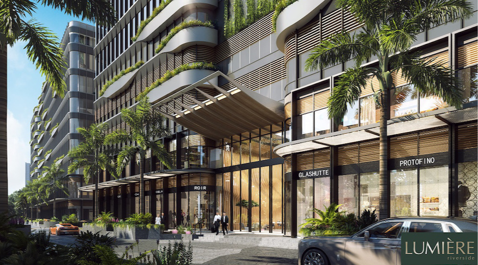 LUMIÈRE riverside is designed in a unique 'Leafscape' architectural style