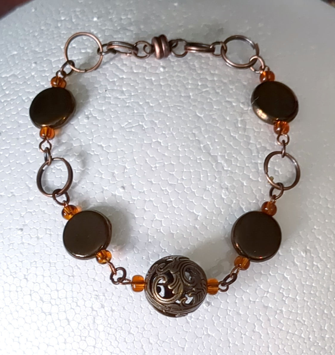 "Copper Nouveau" bracelet