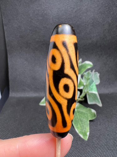 仏眼九眼天珠パーツ チベット瑪瑙天珠！権威や権力を獲得❣️ | 福富奇石