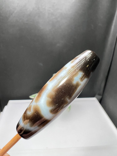 騎龍観音様天珠パーツ 純高級瑪瑙 金運招来、財運高騰、強運獲得、芸事