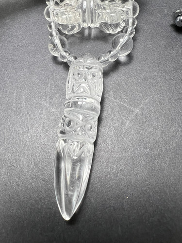 水晶バジュラ&プルパネックレス 結界張って 魔除け 密教から最高の武器