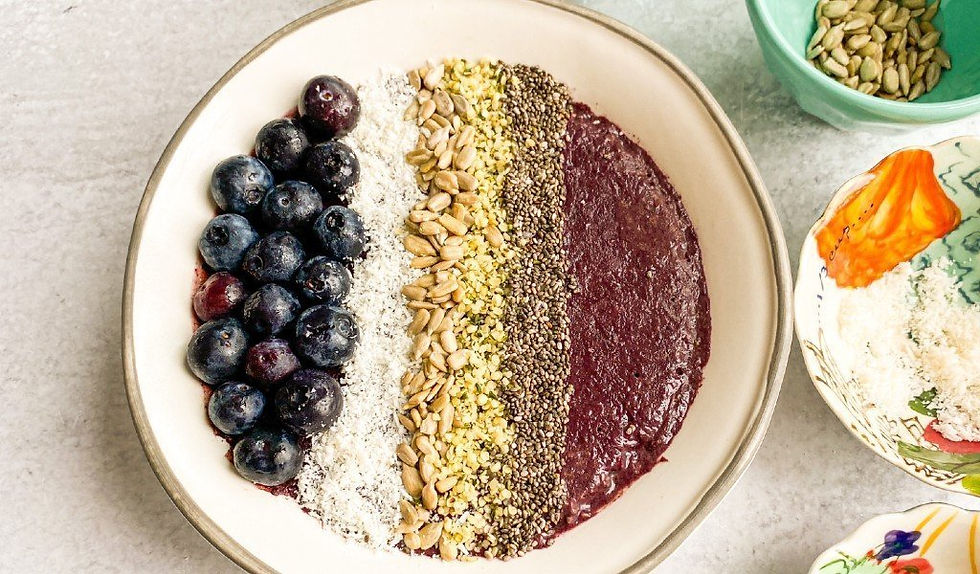 Acai Blueberry Smoothie Bowl