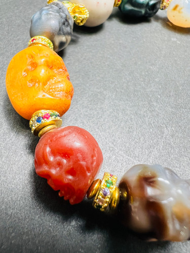 天然石スカル！力強く、守護・再生・引き寄せをテーマにした