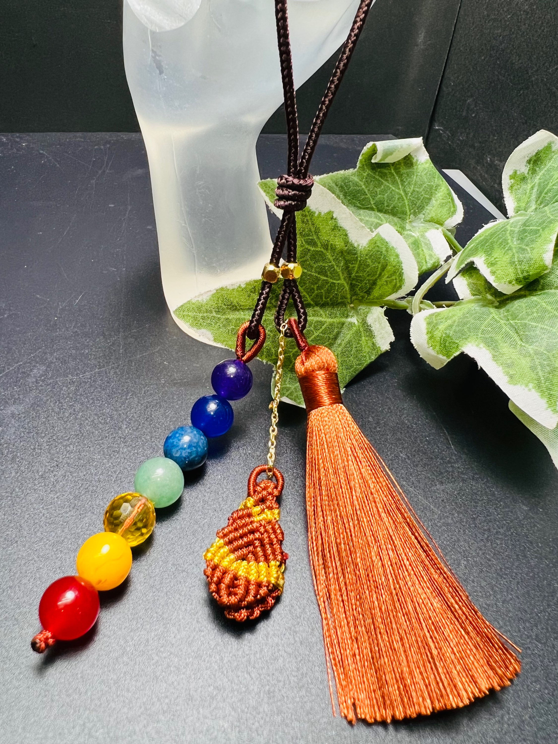 チャクラカラーストラップ❣️お守り 魔除け 元気 パワー!