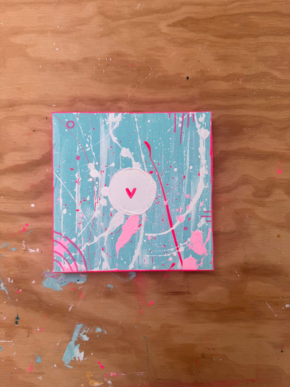 Miniaturbild: Herz im Klo Nr. 147 - 15x15 cm