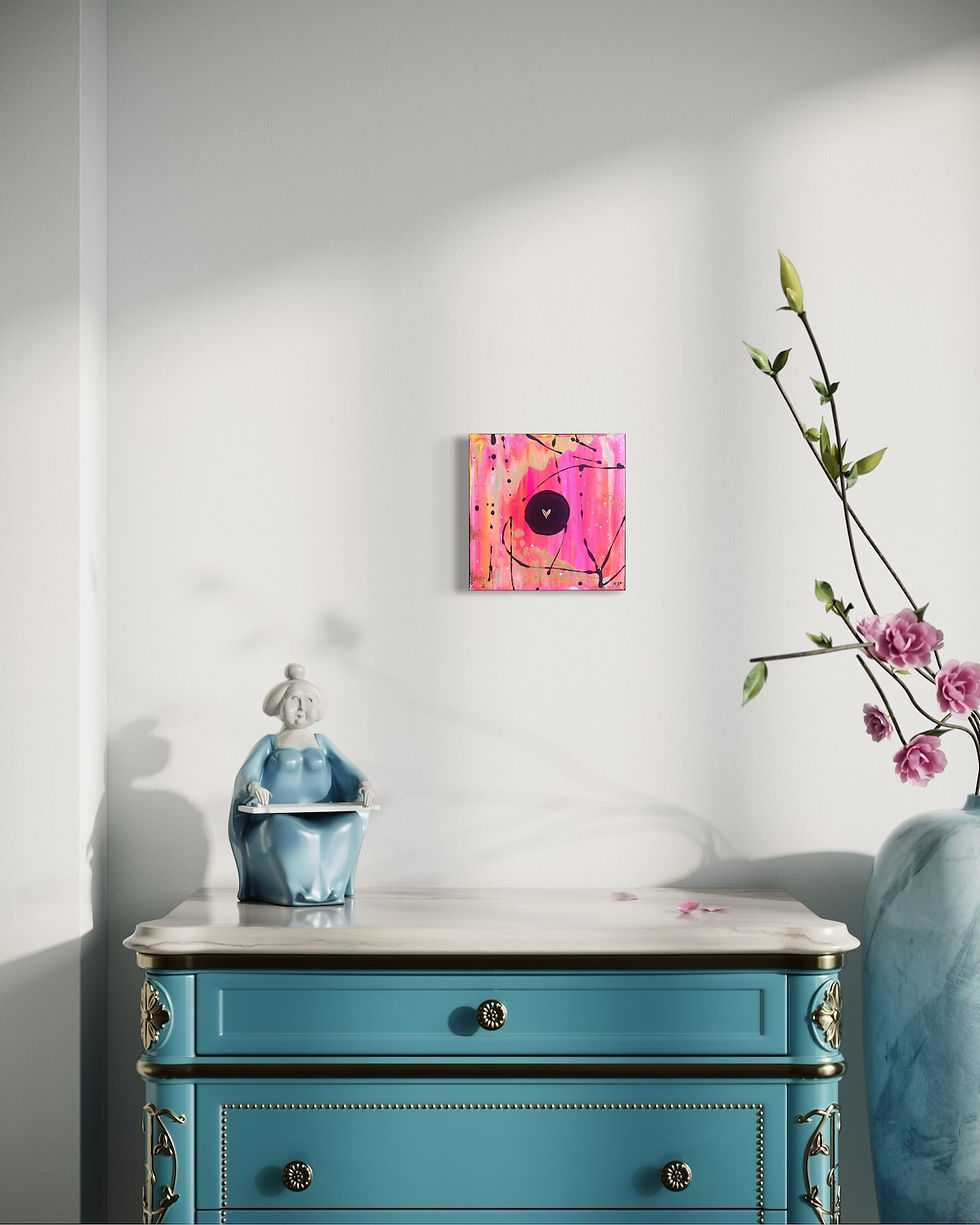 Miniaturbild: Herz im Klo Nr. 128 - 20x20 cm