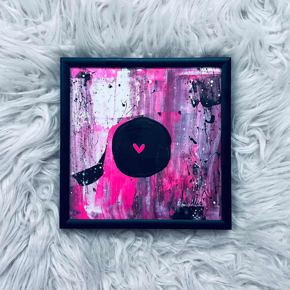 Miniaturbild: Pink Rocks Nr. 2 - 15x15 cm
