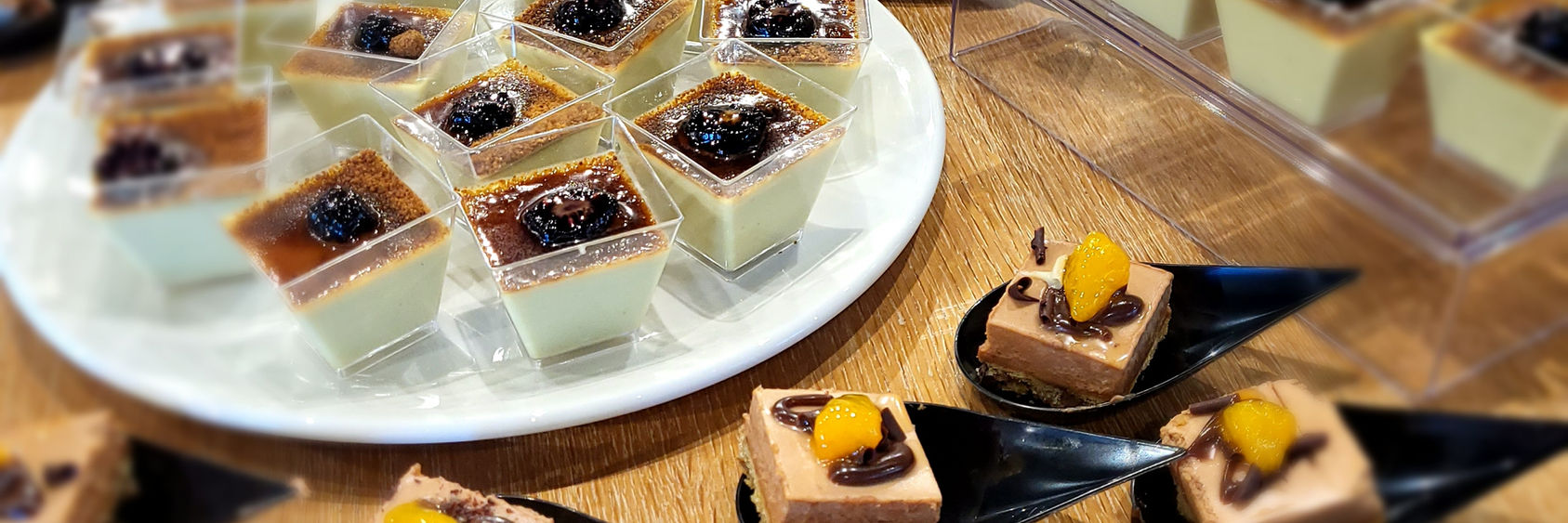 mini desserts benoit catering
