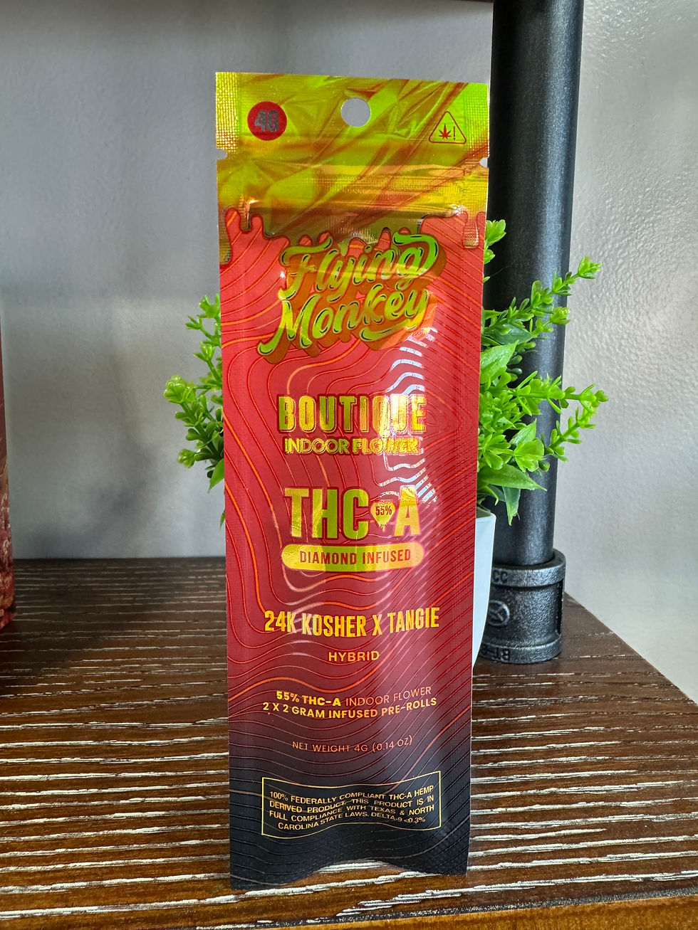 Flying Monkey Boutique 4G THCa Prerolls - Kosher X Tangie