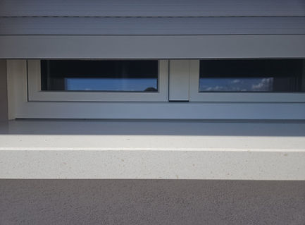 finestre in abete, scuri in alluminio coibentato