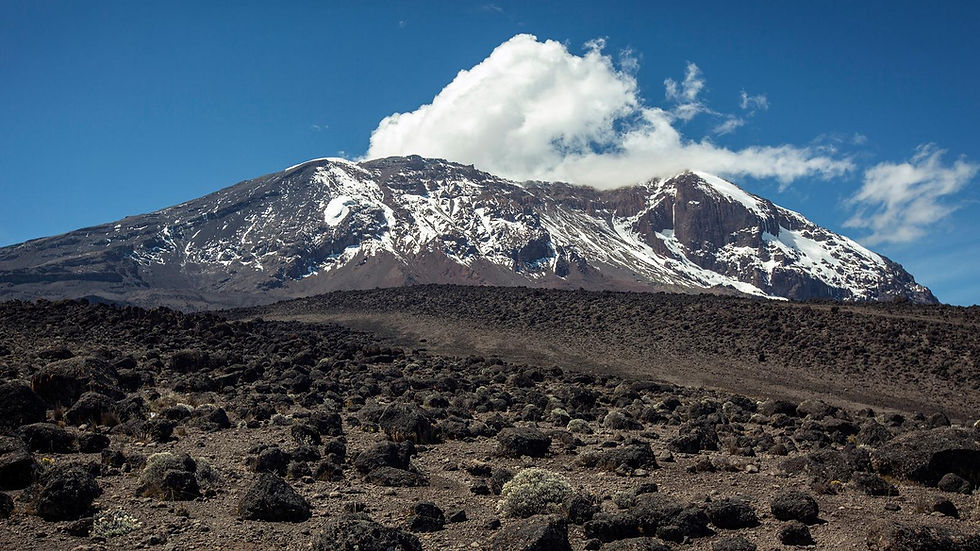 Mount Kilimanjaro glaciers