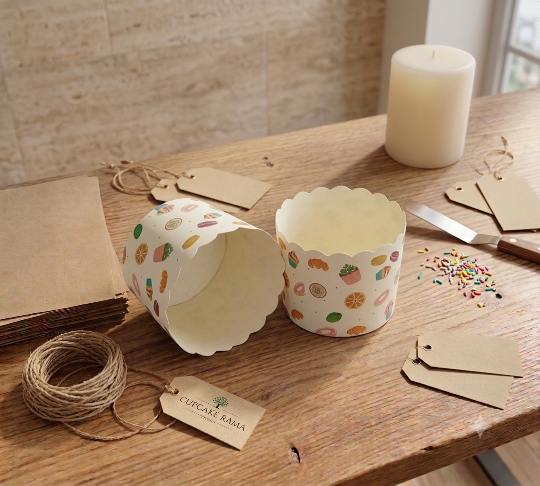 80 GMS Paper Muffin Cup for Baking Muffins and Cupcakes