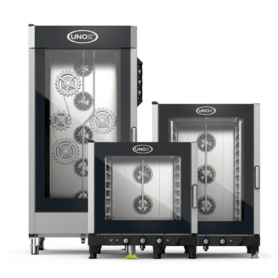 UNOX CHEFLUX manual convection oven for small restaurants and bakery kitchens
