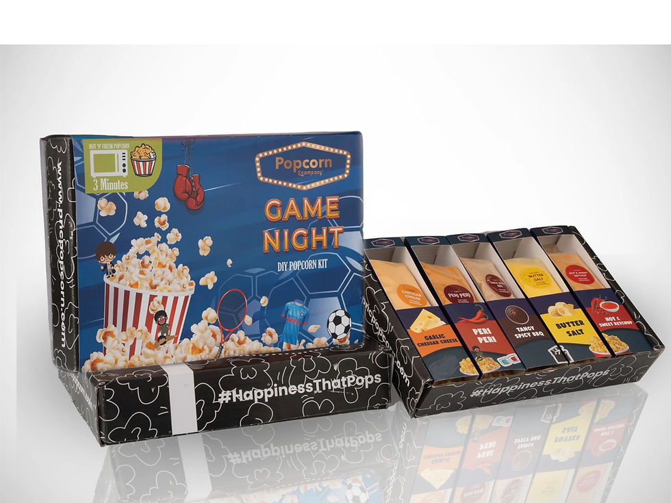 Game Night DIY Popcorn Kit