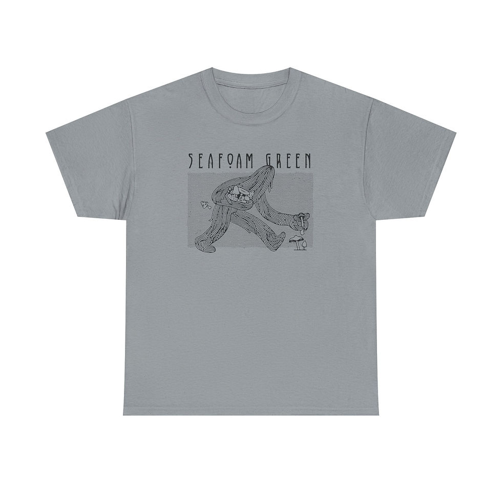 Thumbnail: Seafoam Green Shroom Picking Tee | Rectangle Frame