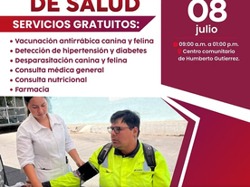 Habrá Jornada de Salud en Centro Comunitario del sector Humberto Gutiérrez