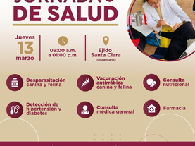 Prepara el Ayuntamiento de Guaymas Jornada de Salud para familias de Santa Clara