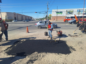 Estas son las colonias con jornadas de bacheo este lunes