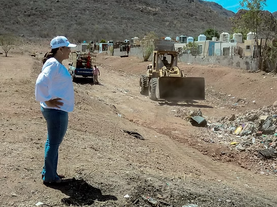 Realiza doctora Karla Córdova González recorrido de supervisión por obras