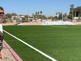 Avanza la rehabilitación de la Unidad Deportiva Ángel Castro en Empalme
