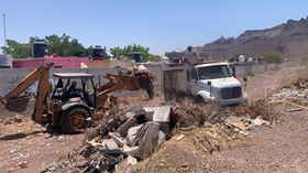 Mantiene Ayuntamiento de Guaymas limpieza en arroyos