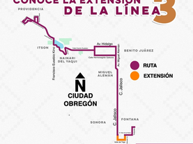 Gobierno de Sonora realiza mejoras de frecuencia en rutas del transporte urbano de Ciudad Obregón