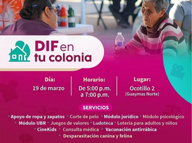 Llevan programa DIF en tu colonia a Ocotillo 2