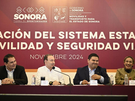 Gobernador Durazo crea primer modelo estatal para garantizar movilidad segura y eficiente