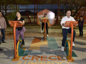 Lanza Toño Astiazarán BEECI programa innovador de bicicletas estacionarias públicas que generan electricidad