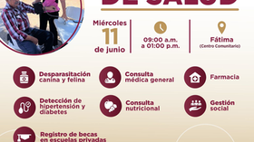 Invita Ayuntamiento de Guaymas a Jornada de Salud en Fátima