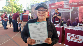 Gobernador Durazo lleva trámites gratuitos de “Sonora Atiende” a la colonia Olivares