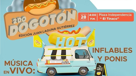 Todo listo para el Segundo Dogotón 2025; será el viernes en plaza del ‘Tinaco’