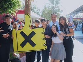 Llevan Toño Astiazarán y Patty Ruibal programa Advertencia contra las adicciones a jóvenes de la secundaria No. 8