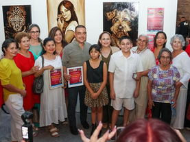 Inaugura la doctora Karla Córdova González la Ruta del Arte del XXII Festival Mar Bermejo 2025
