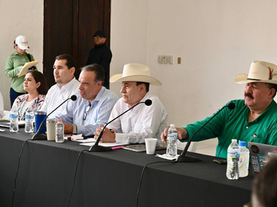 Encabeza Alfonso Durazo presentación del Proyecto de Abastecimiento de Agua del Río Sonora