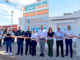 Inaugura Toño Astiazarán Unidad de Salud CRECES para policías y bomberos