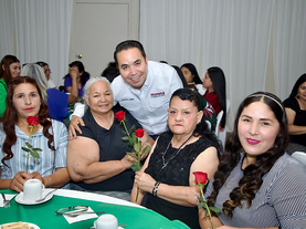"Las mujeres mantienen la fortaleza de la 4T", asegura Heriberto Aguilar en Día de las Madres