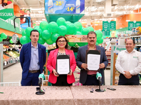 Gobierno de Sonora firma convenio de colaboración con súper Abarrey para productos “Hecho en Sonora”