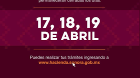 Gobierno de Sonora pone a disposición de los contribuyentes el Portal de Hacienda en Semana Santa