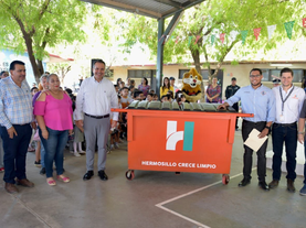 Inicia Toño Astiazarán “Reciclase” en primaria Socorro Berumen