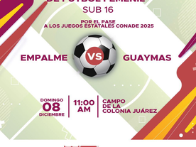 Invita IMD a la Eliminatoria de Fútbol Femenil rumbo a los estatales CONADE 2025