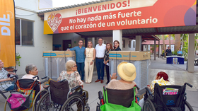Con aportación de Carín León a través de Misión Solar se apoya a asociaciones como el asilo de ancianos: Toño Astiazarán