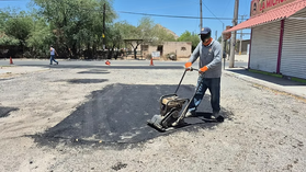 Continúa Gobierno Municipal con rehabilitación y mantenimiento de calles en colonias de Hermosillo
