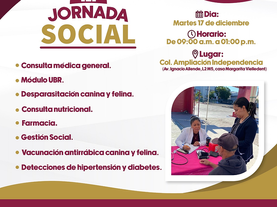 Este martes visitará la Jornada de Salud el sector Ampliación Independencia