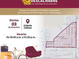 Invita Ayuntamiento de Guaymas a participar en Jornada de Descacharre