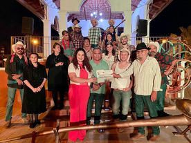 Realizan exitosa presentación de “La Tuba” de Goyo Trejo: El Juicio, en el Festival Hisar 2024