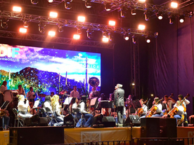 Complace con música guapachosa la Orquesta Sinfónica Infantil y Juvenil de DIF Hermosillo en las Fiestas del Pitic 2025