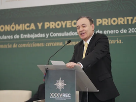Impulsa Gobernador Durazo Plan Sonora ante embajadores y cónsules de México