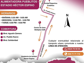 Gobierno de Sonora anuncia dos rutas alimentadoras de transporte urbano al norte y sur de Hermosillo